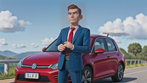 VWゴルフ・カブリオレの対策例