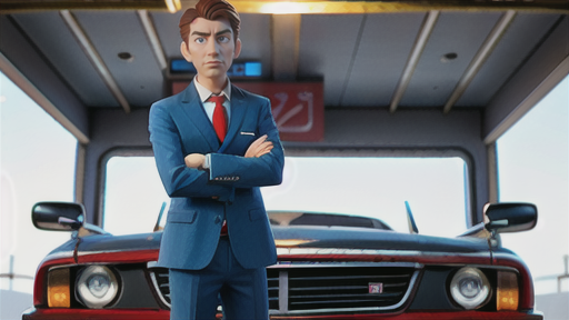 自動車工場における車体塗装のプロセス