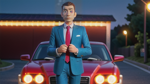 車のヘッドライトへの応用