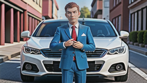 未来の車と合金鋼