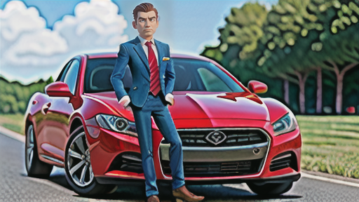 スウィープを使ったデザイン例