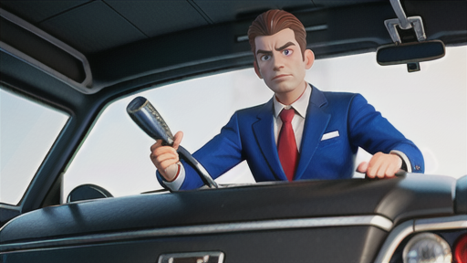 マニュアルとパワー、2種類のステアリング